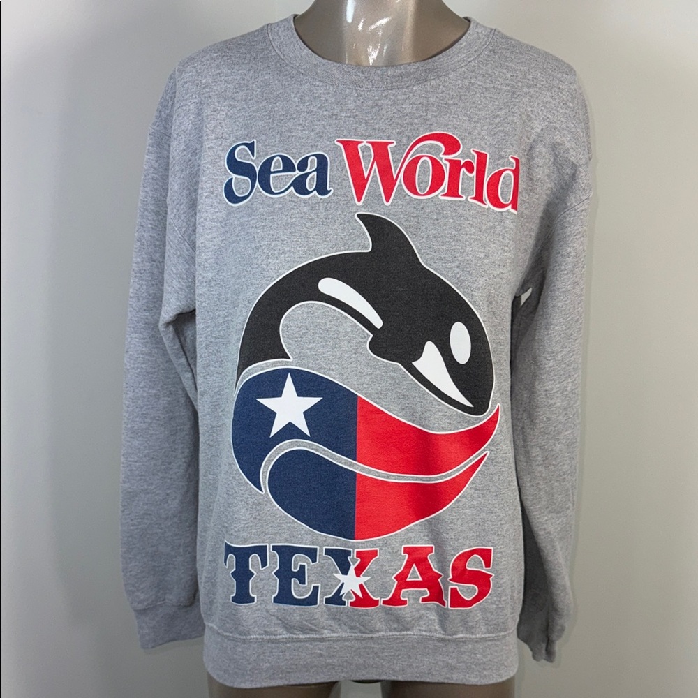 Sea World Texas Gray Sweater